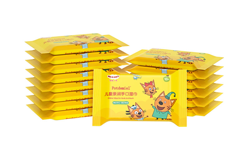 Potdemiel baby moist hand and mouth Wipes 10 Count